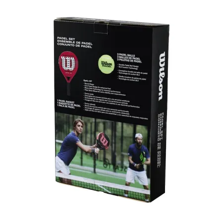 Набор для падела WILSON Optix XP Padel KIT, WR202110U2, ракетка + 3мяча, красный за 20&nbsp;362.60 ₽ купить в Новокузнецке