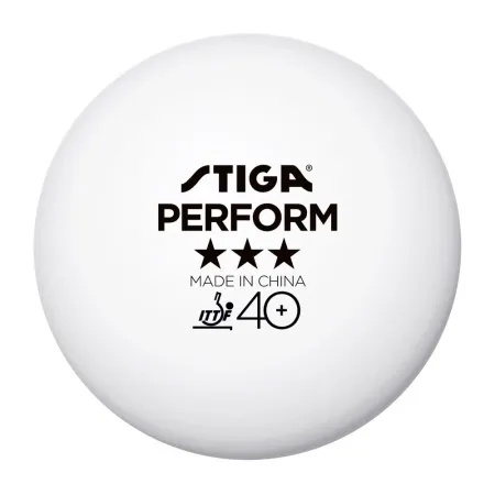 Мяч для наст. тенниса Stiga Perform 3***, 40+, 1113-2110-06, пластик, ITTF Appr., уп.6 шт, бел за 2&nbsp;121.60 ₽ купить в Новокузнецке