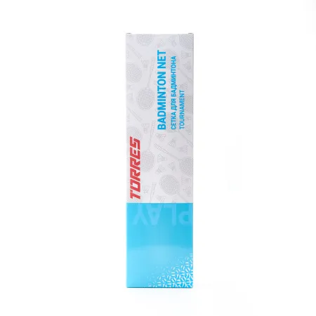 Сетка для бадм. TORRES Tournament, BD002301, нейлон 1.2 мм, нейлон. шнур 4 натяж, верх лент, крас за 2&nbsp;159 ₽ купить в Новокузнецке