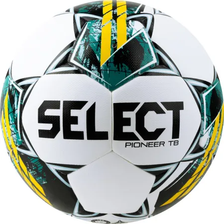 Мяч футб. SELECT Pioneer TB V23, 0865060005, р.5, FIFA Basic, 32п, ПУ, термосш, бело-зелено-желтый за 5&nbsp;684.80 ₽ купить в Новокузнецке