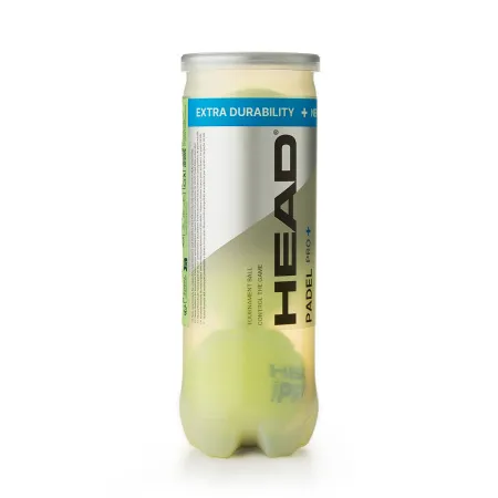 Мяч для падела HEAD Padel Pro+, 540203, уп.3 шт, FIP Approved, войлок,нат.резина,желтый за 933.30 ₽ купить в Новокузнецке