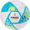 Мяч футб. TORRES Junior-5, F323805, р.5,глянц.ПУ,4 сл,32 п, руч.сш,бел-бирюзовый за 2&nbsp;070.60 ₽ купить в Новокузнецке
