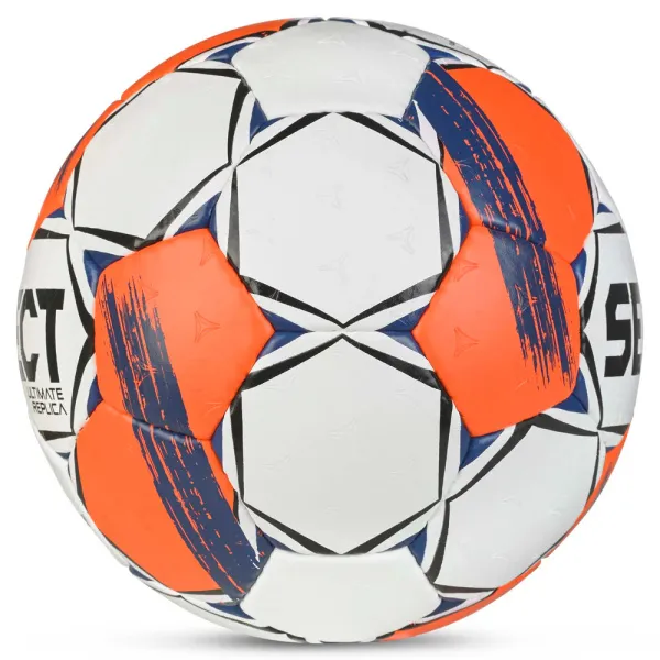 Мяч ганд. SELECT Ultimate Replica v25, 3572858745, р.3(Senior), ПУ,руч.сш, бел-оранж-т.син за 5&nbsp;373.70 ₽ в Новокузнецке