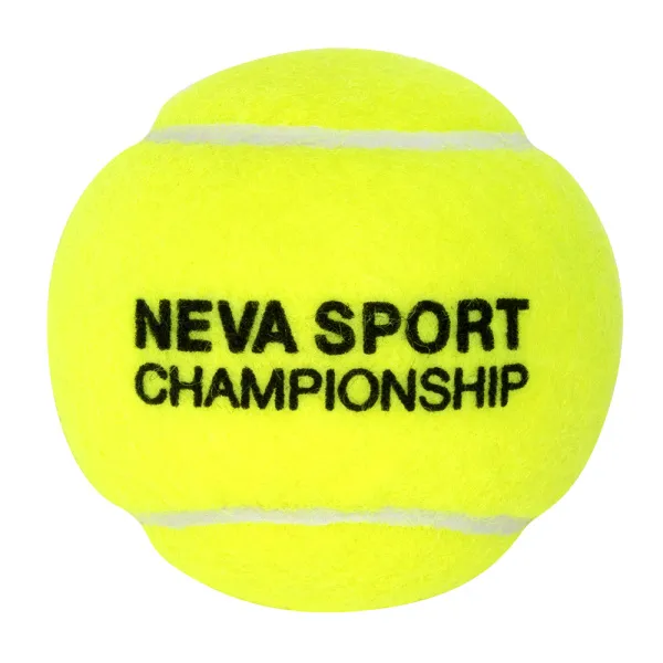 Мяч теннисный NS Championship 3B, 124001, уп.3шт, сукно, нат.резина, желтый за 646 ₽ в Новокузнецке