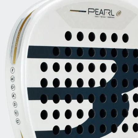 Ракетка для падела BULLPADEL Pearl 26, 493804, для профессионалов, карбон, бело-серый за 35&nbsp;929.50 ₽ купить в Новокузнецке
