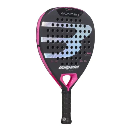 Ракетка для падела BULLPADEL Wonder 27, 497250, для продв.игроков, стекловолокно, карбон, черно-роз за 42&nbsp;969.20 ₽ купить в Новокузнецке