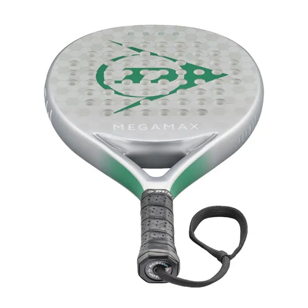 Ракетка для падела Dunlop Megamax Silver, 10370741, для начинающих, графит, серебристый за 11&nbsp;740.20 ₽ в Новокузнецке