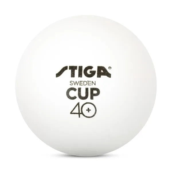 Мяч для наст. тенниса Stiga Cup ABS, 1110-2510-12, диам.40+мм, пластик, упак. 12 шт, белый за 1&nbsp;774.80 ₽ в Новокузнецке