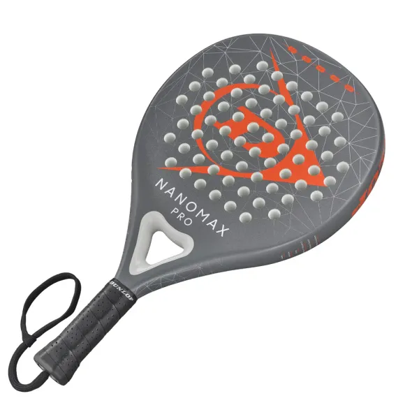 Ракетка для падела Dunlop Nanomax Pro, 10370739, для профессионалов, карбон,серо-оранжевый за 17&nbsp;248.20 ₽ в Новокузнецке