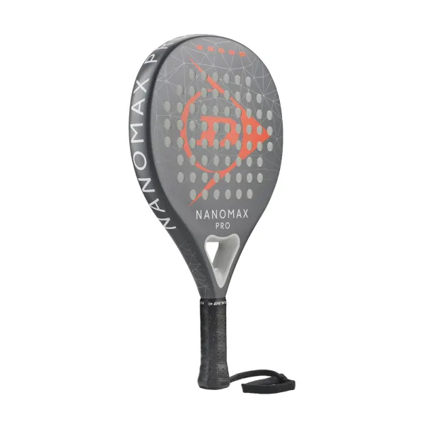Ракетка для падела Dunlop Nanomax Pro, 10370739, для профессионалов, карбон,серо-оранжевый за 17&nbsp;248.20 ₽ в Новокузнецке