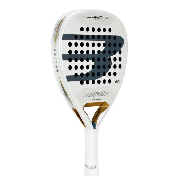 Ракетка для падела BULLPADEL Pearl 26, 493804, для профессионалов, карбон, бело-серый за 35&nbsp;929.50 ₽ в Новокузнецке