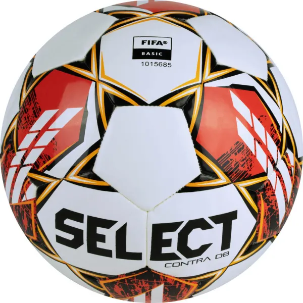 Мяч футб. SELECT Contra DB V23, 0854160300, р.4, FIFA Basic, 32 пан, ПУ, гибрид.сш, бел-чер-красн за 4&nbsp;455.70 ₽ в Новокузнецке