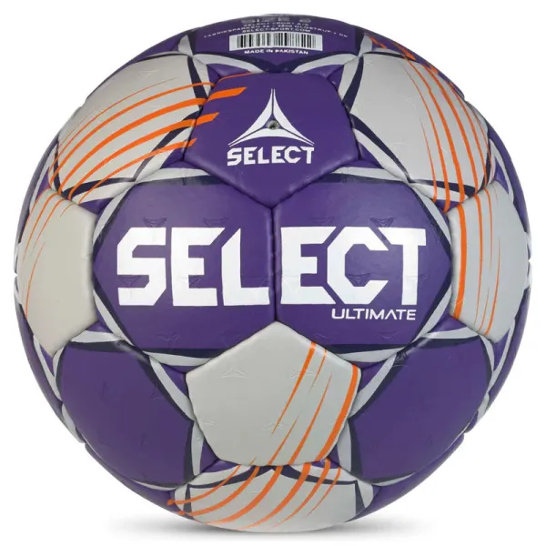 Мяч ганд. SELECT Ultimate Official EHF V24, 1612858999, Senior(р.3), EHF Appr, ПУ, руч.сш, фиол-сер за 15&nbsp;504 ₽ в Новокузнецке