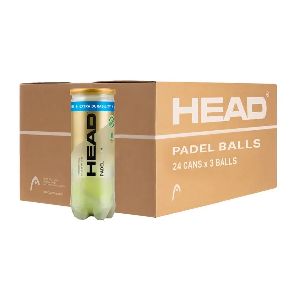 Мяч для падела HEAD Padel Pro S+, 540303, уп.3 шт, FIP Approved, войлок,нат.резина,желтый за 933.30 ₽ в Новокузнецке