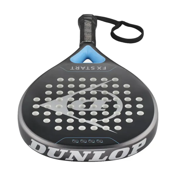 Ракетка для падела Dunlop FX Start, 10370737, для начинающих, гибрид, графит, черно-синий за 13&nbsp;175 ₽ в Новокузнецке