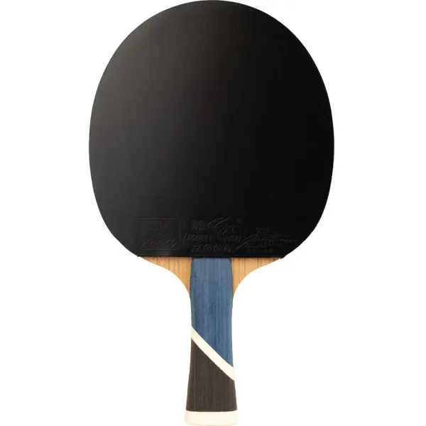 Ракетка для н/т DOUBLE FISH 5A+C, для продвин, ITTF Appr, накл. 2,1 мм, конич. ручка+ 2 мяча V40+мм за 2&nbsp;779.50 ₽ в Новокузнецке