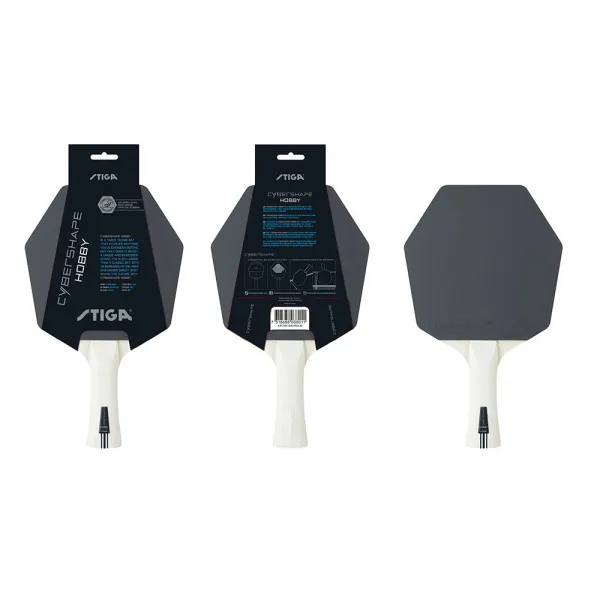 Ракетка для н/т Stiga Cybershape, 1216-0106-35,  накл. 1,6 мм ITTF, конич. ручка за 2&nbsp;869.60 ₽ в Новокузнецке
