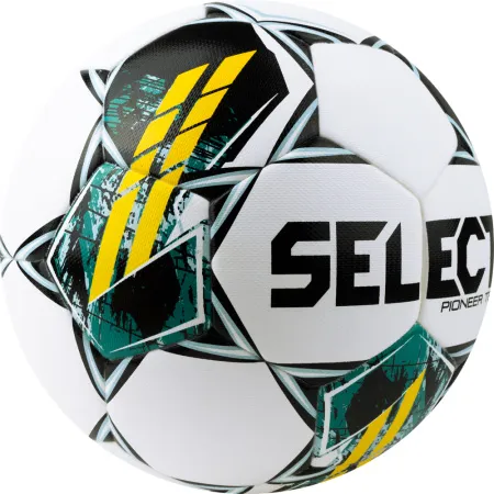 Мяч футб. SELECT Pioneer TB V23, 0865060005, р.5, FIFA Basic, 32п, ПУ, термосш, бело-зелено-желтый за 5&nbsp;684.80 ₽ купить в Новокузнецке