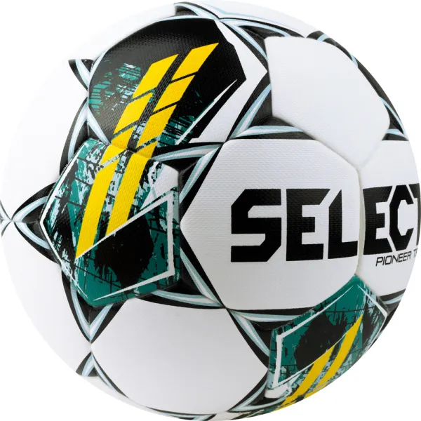 Мяч футб. SELECT Pioneer TB V23, 0865060005, р.5, FIFA Basic, 32п, ПУ, термосш, бело-зелено-желтый за 5&nbsp;684.80 ₽ в Новокузнецке