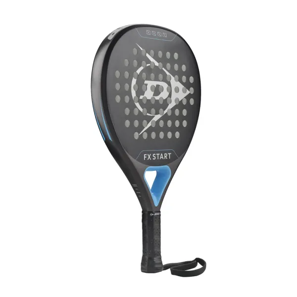 Ракетка для падела Dunlop FX Start, 10370737, для начинающих, гибрид, графит, черно-синий за 13&nbsp;175 ₽ в Новокузнецке