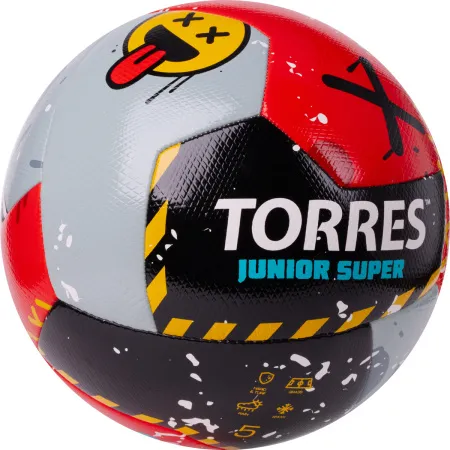 Мяч футб. TORRES Junior-5 Super, F323305, р.5, ПУ,4сл,12 п,гибрид.сш,крас-чёрн-сер за 2&nbsp;272.90 ₽ купить в Новокузнецке