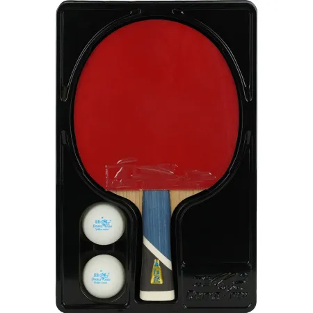 Ракетка для н/т DOUBLE FISH 5A+C, для продвин, ITTF Appr, накл. 2,1 мм, конич. ручка+ 2 мяча V40+мм за 2&nbsp;779.50 ₽ купить в Новокузнецке