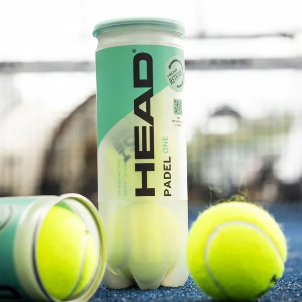 Мяч для падела HEAD Padel One S, 575383, уп.3 шт, FIP Approved, войлок,нат.резина,желтый за 933.30 ₽ в Новокузнецке