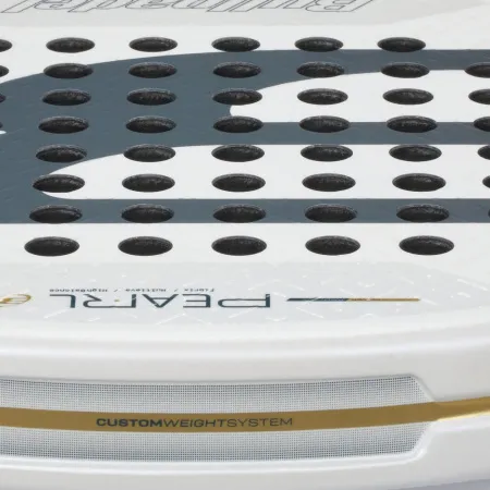 Ракетка для падела BULLPADEL Pearl 26, 493804, для профессионалов, карбон, бело-серый за 35&nbsp;929.50 ₽ купить в Новокузнецке