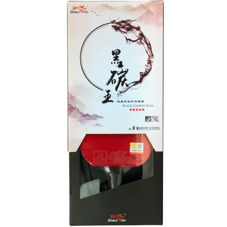 Ракетка для н/т DOUBLE FISH Black Carbon King Racket 5*****, для професс.,ITTF Appr.,накл.2,1,мм за 6&nbsp;434.50 ₽ купить в Новокузнецке