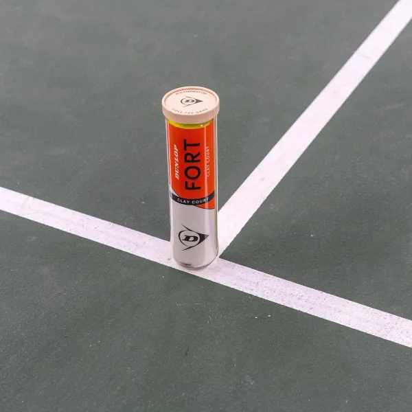 Мяч теннисный Dunlop Fort Clay Court 4B, 601613, уп.4 шт,одобр.ITF и FFT,сукно,нат.резина,желтый за 1&nbsp;812.20 ₽ в Новокузнецке