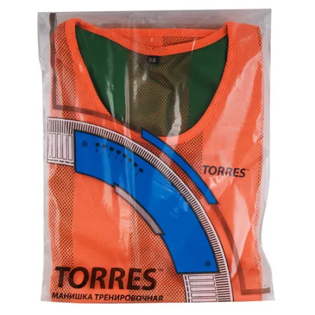Манишка детская TORRES двухсторонняя, TR11949O/G, р.Jr, тренировочная, полиэстер, оранж-зелен за 1&nbsp;026.80 ₽ купить в Новокузнецке