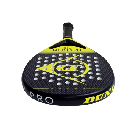 Ракетка для падела Dunlop Tristorm Pro, 10359946, для опытных игроков, графит, черно-желтый за 19&nbsp;643.50 ₽ купить в Новокузнецке