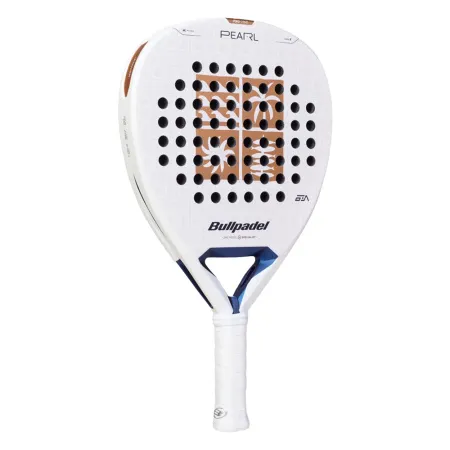 Ракетка для падела BULLPADEL Pearl 27, 497249, для проф-в, стекловолокно,карбон, бело-золотистый за 44&nbsp;319 ₽ купить в Новокузнецке