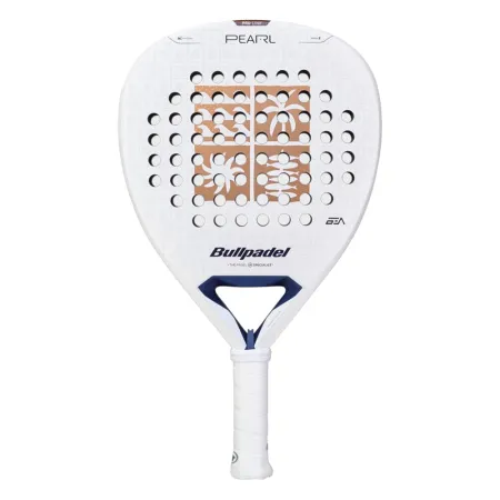Ракетка для падела BULLPADEL Pearl 27, 497249, для проф-в, стекловолокно,карбон, бело-золотистый за 44&nbsp;319 ₽ купить в Новокузнецке