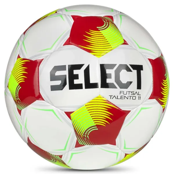 Мяч футзал. SELECT Futsal Talento 11 V26, 1061471014, р.3(Jr),  32п, ТПУ, маш.сш, бело-желто-красный за 4&nbsp;355.40 ₽ в Новокузнецке