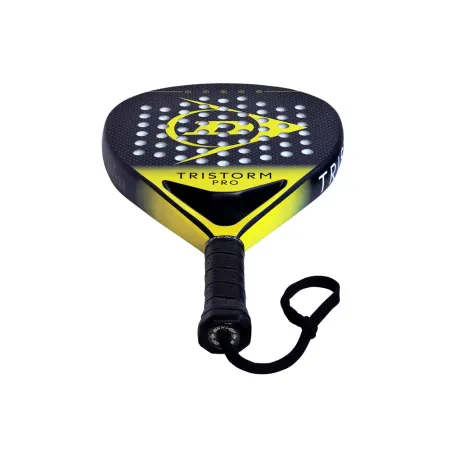 Ракетка для падела Dunlop Tristorm Pro, 10359946, для опытных игроков, графит, черно-желтый за 19&nbsp;643.50 ₽ купить в Новокузнецке