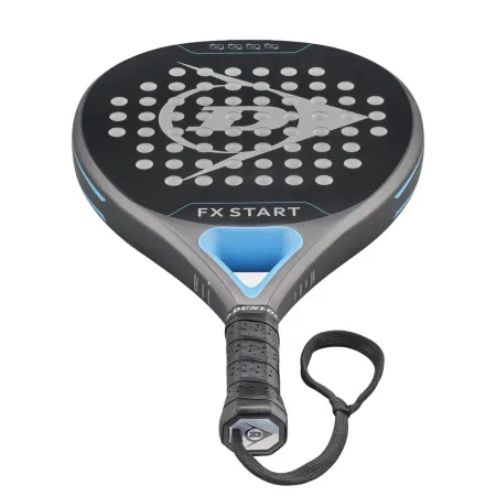 Ракетка для падела Dunlop FX Start, 10370737, для начинающих, гибрид, графит, черно-синий за 13&nbsp;175 ₽ купить в Новокузнецке