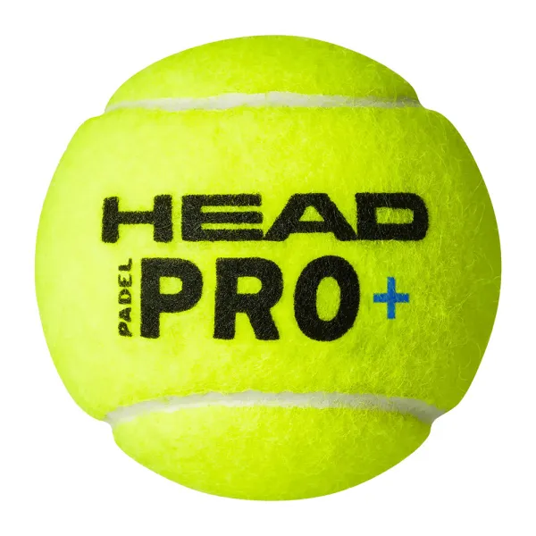 Мяч для падела HEAD Padel Pro+, 540203, уп.3 шт, FIP Approved, войлок,нат.резина,желтый за 933.30 ₽ в Новокузнецке