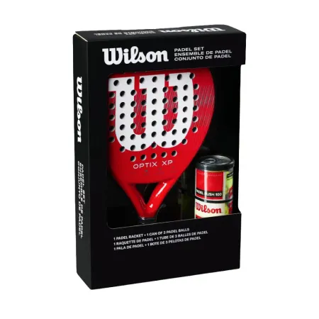 Набор для падела WILSON Optix XP Padel KIT, WR202110U2, ракетка + 3мяча, красный за 20&nbsp;362.60 ₽ купить в Новокузнецке