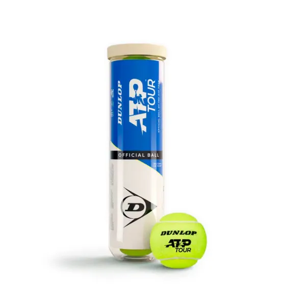 Мяч теннисный Dunlop ATP Official Tour Premium 4B, 601599, уп.4шт, одобр. ITF, нат.резина,фетр. за 1&nbsp;734 ₽ в Новокузнецке